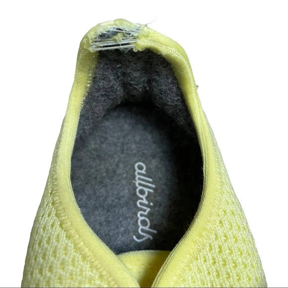 Allbirds Women’s Tree Runners Sneakers Kauri Yellow Size 8 Shoes - Picture 8 of 9